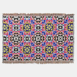 Modern Native American 11 Throw Blanket