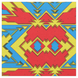 Modern Native American 12 Custom Fabric
