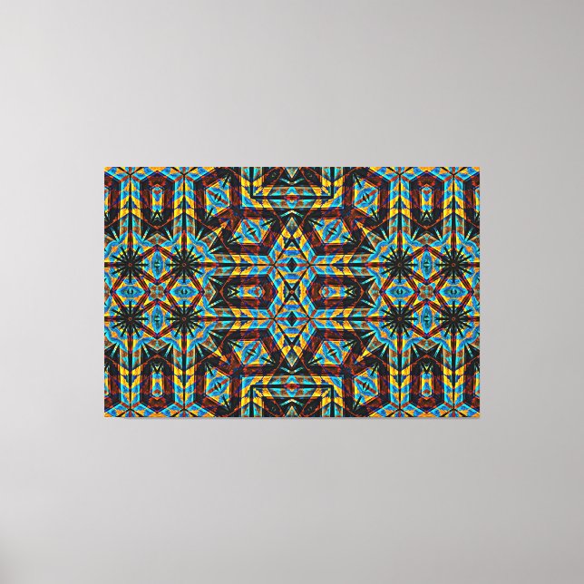 Modern Native American 18 Wrapped Canvas (Front)