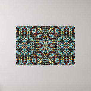 Modern Native American 18 Wrapped Canvas