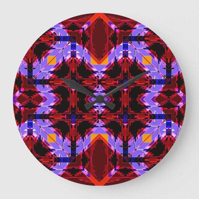 Modern Native American 1 Clock (Front)