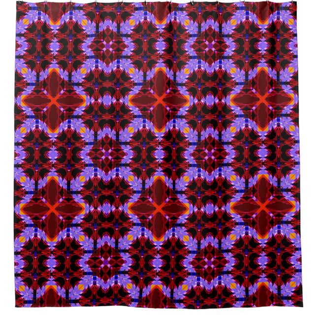 Modern Native American 1 Shower Curtain (Front)