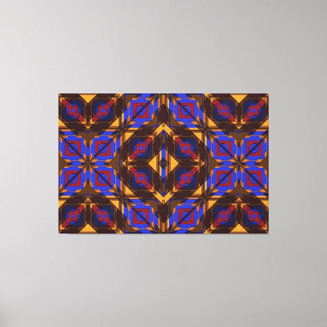 Modern Native American 24 Wrapped Canvas (Front)