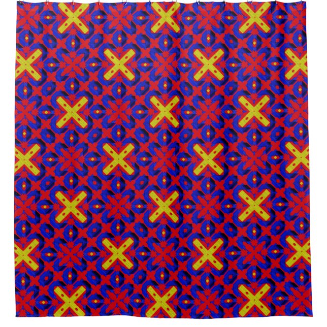 Modern Native American 30 Shower Curtain (Front)