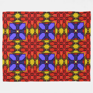 Modern Native American 6 Fleece Blanket