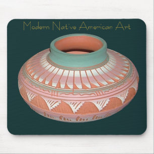 Modern Native American Pottery Mousepad