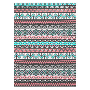 Modern Native American Tribal Aztec Pattern Tablecloth