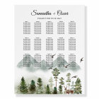 Modern Nature Green Forest | Watercolor Trees