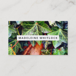 Modern Nature Personal Business Card