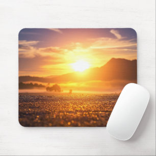 Modern Nature Photo Mouse Mat