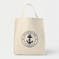 Modern Nautical Anchor Boat Name Custom Boating