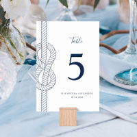 Modern Nautical Knot Rope Wedding
