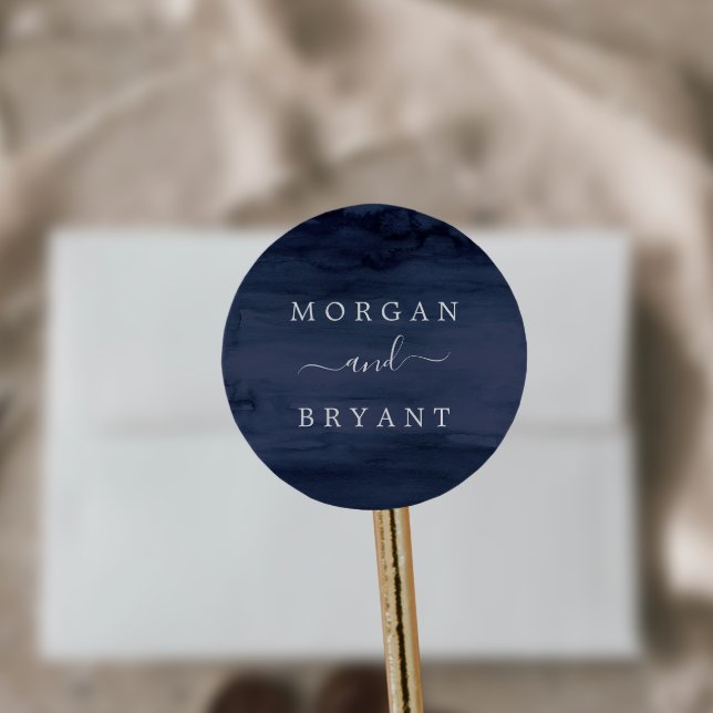 Modern Nautical Watercolor Wedding Envelope Seals (Creator Uploaded)