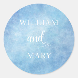 Modern Nautical Watercolor Wedding Envelope Seals