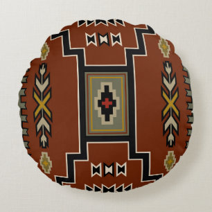 Modern Navajo Golf Towel Round Cushion