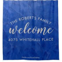 Modern Navy and Silver Personalised Name