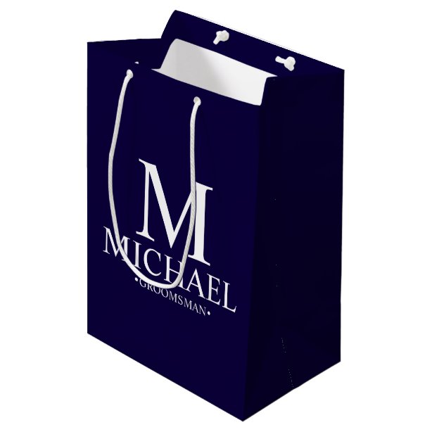 Navy Blue Gift Bags Zazzle.co.uk