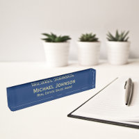 Modern Navy Blue Professional Business Executive