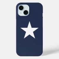 Modern Navy Blue Star Mark