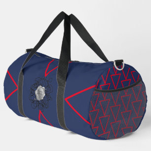 Modern navy  duffle bag