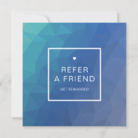 Modern Navy Square Refer a Friend