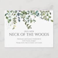 Modern Neck of the Woods Moving Announcement