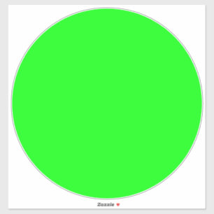 Modern neon green screen bright Large Floor Circle
