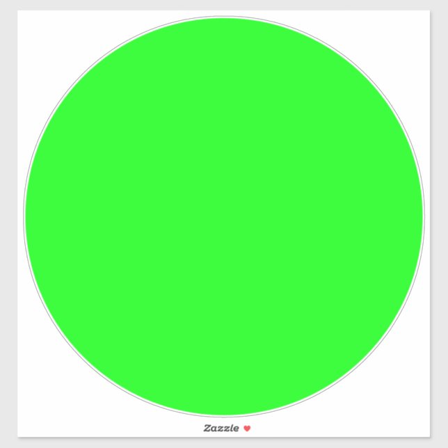 Modern neon green screen bright Large Floor Circle (Sheet)
