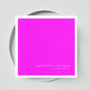 Modern neon-violett napkin