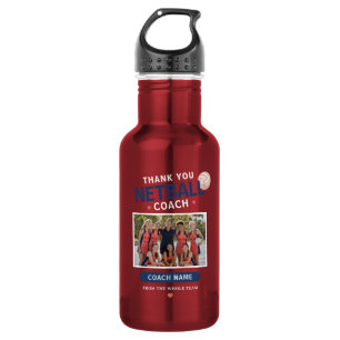 Modern Netball Team Photo Coach 532 Ml Water Bottle