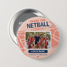 Modern Netball Team Photo Coach