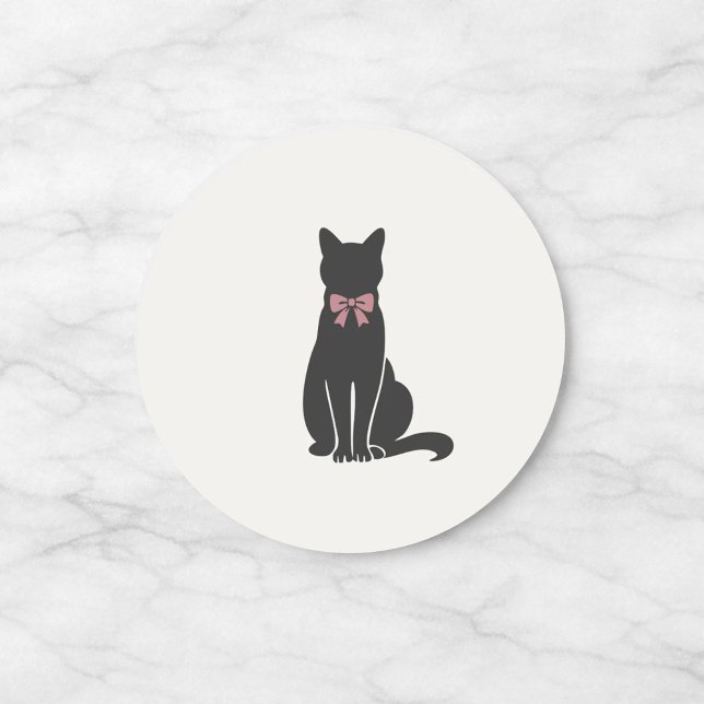 Modern Neutral Cat Seal Sticker (Creator Uploaded)