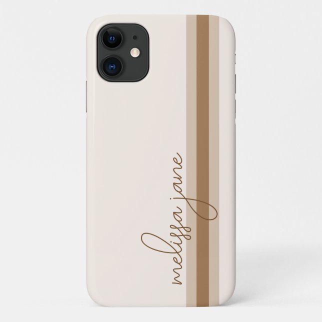 Modern Neutral iPhone Case (Back)