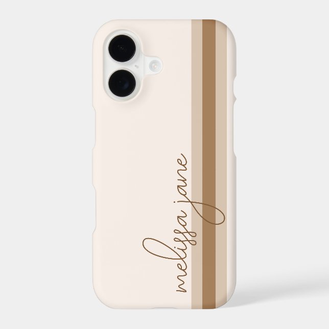 Modern Neutral iPhone Case (Back)