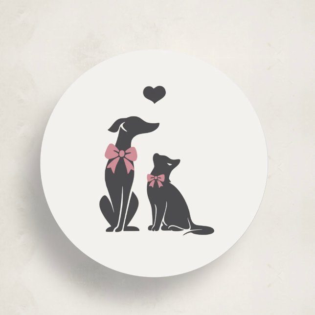 Modern Neutral Pet Sitter Sticker (Creator Uploaded)