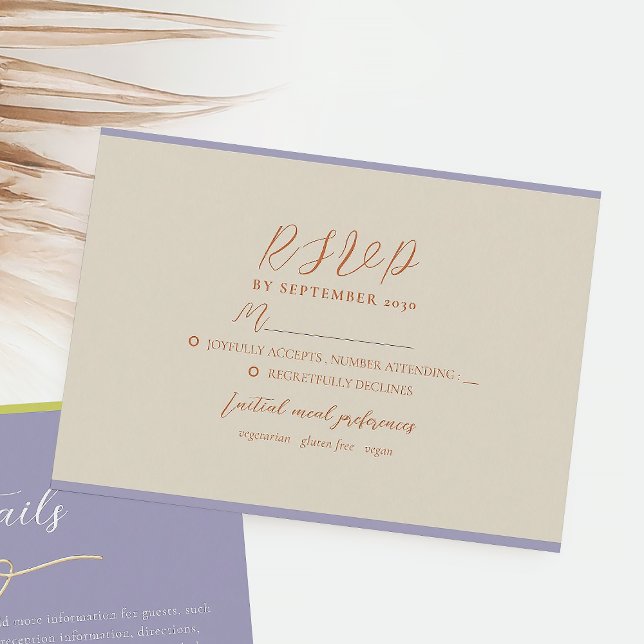 Modern Neutral RSVP Card (Creator Uploaded)
