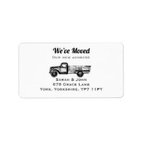 Modern New Home Address Update We’ve Moved 