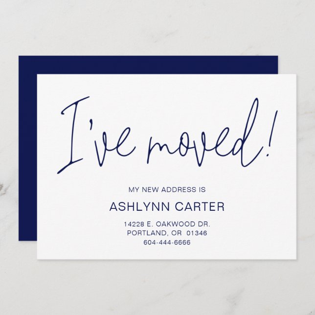 Modern New Home Announcement (Front/Back)