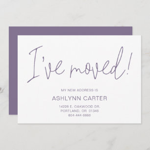 Modern New Home Announcement