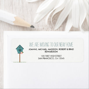 Modern New home house we are moving return address
