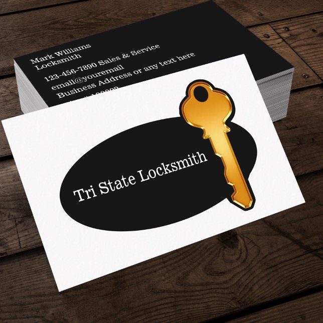 Modern New Locksmith Business Cards (Creator Uploaded)