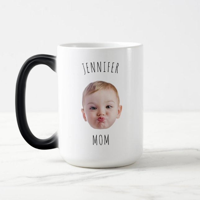 Modern New Mum Birthday Gift First Christmas Daddy Magic Mug (Left)