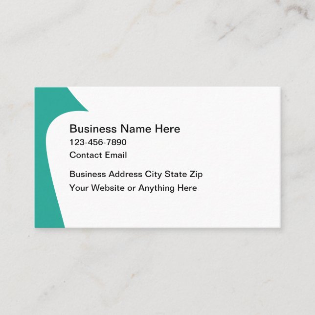 Modern New Small Business Cards Design (Front)