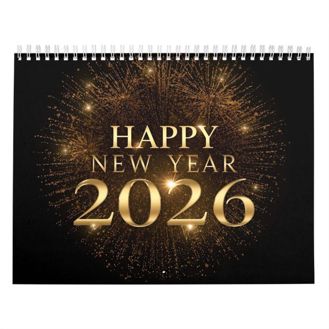 modern new year 2026 wall calendar (Cover)