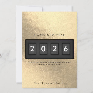 Modern New Year Simple Countdown Gold