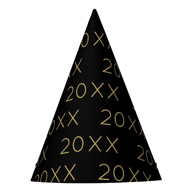 Modern New Year's Eve Party Hat (Front)
