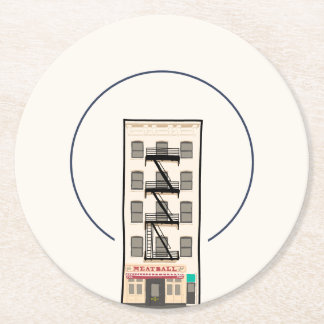 Modern New York Architecture Artwork Drink Coaster