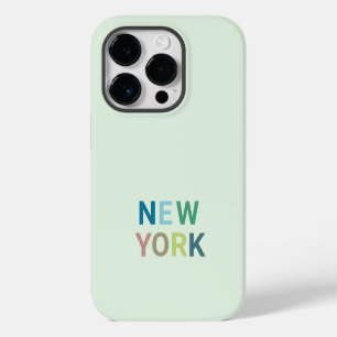 Modern New York Colourful Text      iPhone 14 Pro Case