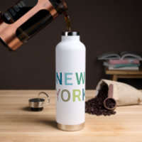 Modern New York Colourful Text   