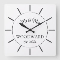 Modern Newlyweds Wedding Gift 